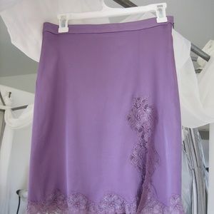 Vintage Slip Skirt Bebe XS With Split